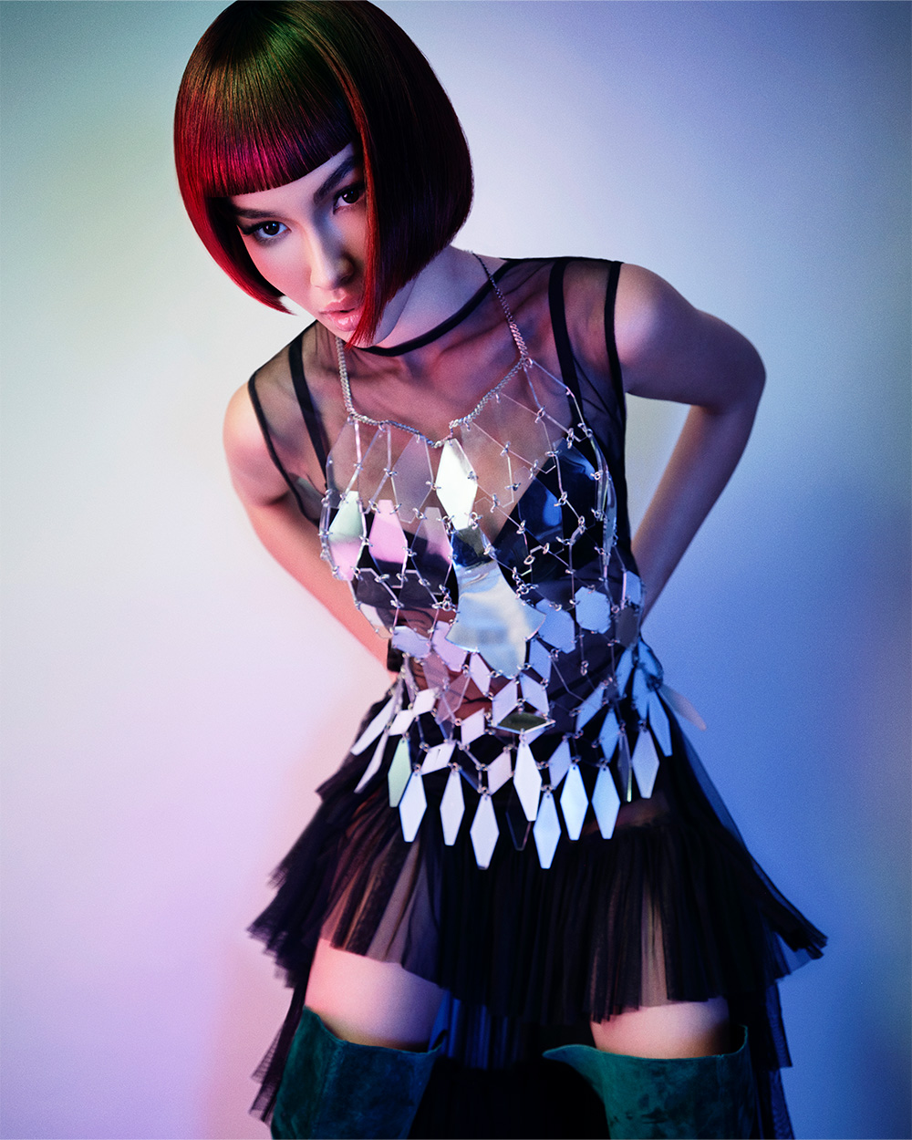 Sleek Red Bob - Kirby Blythe - BHA North Eastern Hairdresser of the Year 2026 Finalist Collection